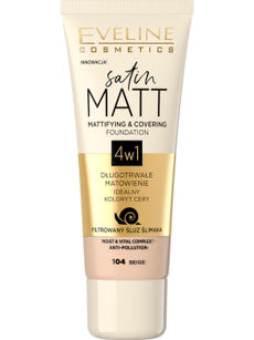 Eveline Satin Matt Mattifying&Covering alapozó /104 - 1 db