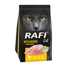 Rafi Cat száraz macskaeledel csirkével - 1500 g kisképe