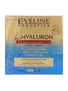 Eveline Bio Hyaluron 3xRetinol tápláló arckrém - 50 ml kisképe