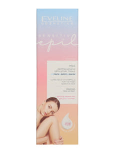 Eveline Sensitive szőrtelenítő krém arcra és testre - 125 ml kisképe