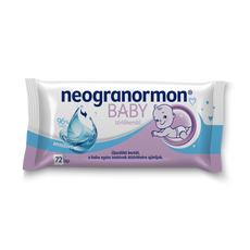 Neogranormon Baby Sensitive törlőkendő - 72 db kisképe