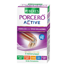 Béres Porcerő Active étrend-kiegészítő filmtabletta C-vitaminnal - 90 db kisképe