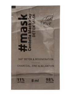 Keve #mask Fekete agyag detox maszk - 8 ml kisképe