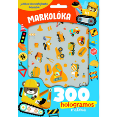 Markolóka foglalkoztató füzet 300 hologramos matricával - 1 db kisképe