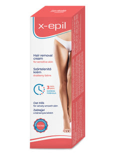 X-Epil szőrtelenítő krém zabtejjel - 100 g kisképe