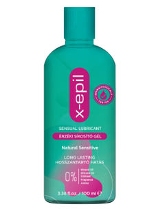 X-Epil érzéki síkosító gél /natural sensitive - 100 ml kisképe