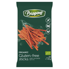 Biopont gluténmentes sóspálcika füstölt fűszerekkel - 45 g kisképe