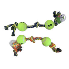 Nunbell csomós kutyakötél teniszlabdával - 250 g kisképe