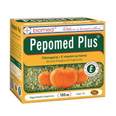 Biomed Pepomed Plus® tökmagolaj kapszula - 100 db kisképe