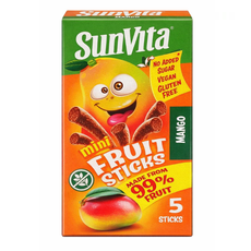 Sunvita Mini Fruit Sticks gyümölcs snack mangóval 5 db - 50 g kisképe