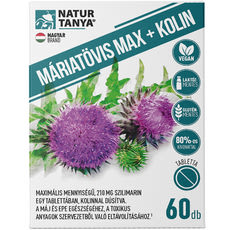 Natur Tanya Máriatövis Max+Kolin tabletta - 60 db kisképe