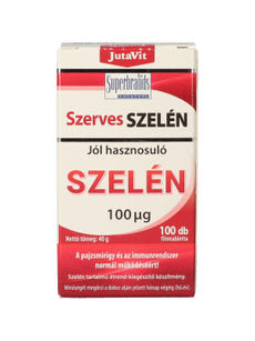 JutaVit Szerves szelén étrend-kiegészítő tabletta - 100 db kisképe