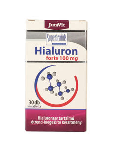JutaVit Hialuron Forte étrend-kiegészítő, 100 mg - 30 db kisképe