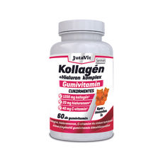 JutaVit Kollagén+Hialuron Komplex cukormentes gumivitamin - 60 db kisképe