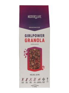 Hester's Life GirlPower granola málnával és almával - 320 g kisképe