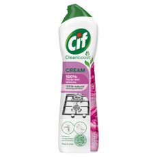 Cif Cleanboost Pink Flower súrolókrém - 500 ml kisképe