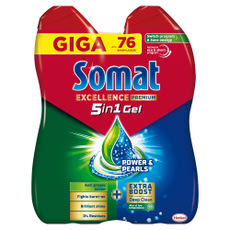 Somat Excellence Duo Gel mosogatógél 76 mosogatás - 1368 ml kisképe