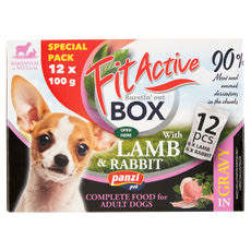 FitActive Fit-a-boksz bárány/nyúl alutasakos válogatás kutyák részére - 1,2 kg kisképe