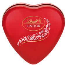 Lindt csokoládégolyó szív alakú fémdobozban - 50 g kisképe