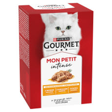 Gourmet Mon Petit állateledel macskáknak, kacsával, csirkével és pulykával 6x50 g - 300 g kisképe