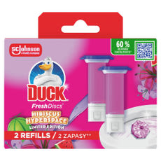 Duck Hibiscus Hyperspace WC-öblítő korong utántöltő 2x36 ml - 72 ml kisképe