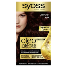 Syoss Oleo Intense tartós hajfesték 4-18 mokka barna - 1 db