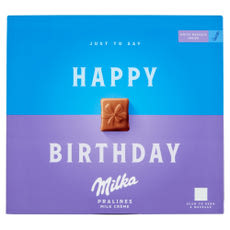 Milka Happy Birthday tejkrémes csokoládé - 110 g kisképe