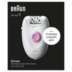 Braun Silk·épil 1 vezetékes epilátor /fehér, rózsaszín - 1 db kisképe