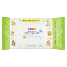 Hipp Babysanft nedves toalettpapír - 50 db kisképe