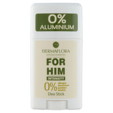 Dermaflora 0% For Him Intensity deo stift - 50 ml kisképe