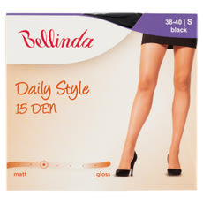 Bellinda Daily Style harisnyanadrág 15Den /fekete S - 1 db kisképe