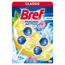 Bref Power Aktiv Lemon WC illatosító 2x50 g - 100 g kisképe