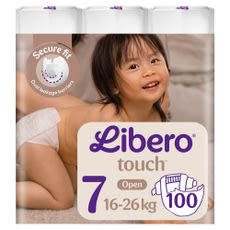Libero Touch nadrágpelenka 7-es méret, 16-26 kg - 100 db kisképe