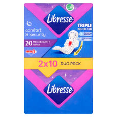 Libresse Maxi Goodnight With Wings egészségügyi betét - 20 db kisképe