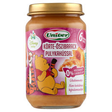 Univer Bébiétel Körte Őszibarack Pulykahús Ízesítéssel 6 Hónapos Kortól - 163 g kisképe
