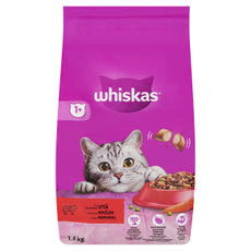 Whiskas szárazeledel marha macskáknak - 1,4 kg kisképe
