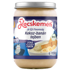 Kecskeméti Bio tejbegríz banánnal és keksszel 6 hónapos kortól - 190 g kisképe
