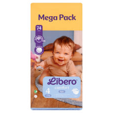 Libero Comfort Mega Pack nadrágpelenka 4-es méret, 7-14 kg - 74 db kisképe