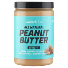 BioTechUSA Peanut Butter Smooth mogyoróvaj - 400 g kisképe