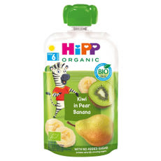 Hipp gyümölcspüré kiwi - körte - banán 6 hónapos kortól - 100 g kisképe