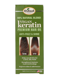 Difeel Premium Vegan hajolaj keratinnal - 75 ml kisképe