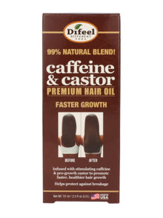 Difeel hajolaj koffeinnel és ricinusolajjal - 75 ml kisképe