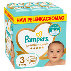 Pampers Premium Care pelenka 6-10 kg /méret: 3 - 200 db kisképe