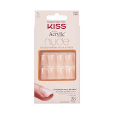 Kiss Salon Acrylic French Nude műköröm - 1 db kisképe