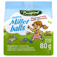 Biopont BIO tejcsokoládés kölesgolyó - 80 g kisképe