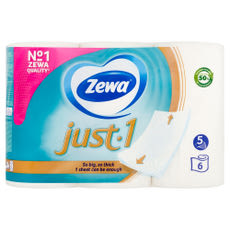 Zewa Just 1 toalettpapír 5 rétegű - 6 db kisképe
