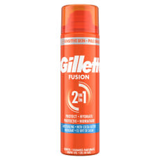Gillette Fusion Moisturising borotvazselé - 200ml kisképe