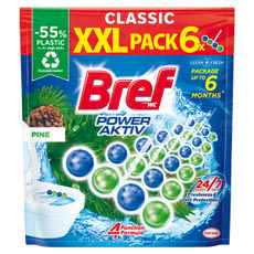 Bref Power Aktiv Pine WC frissítő (6 x 50 g) - 300 g kisképe