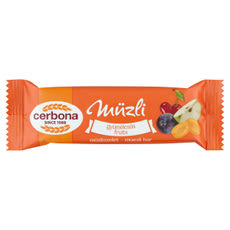 Cerbona piros gyümölcsös szelet - 20 g kisképe