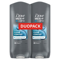 Dove Men+Care tusfürdő, duopack (2x400 ml) - 800 ml kisképe